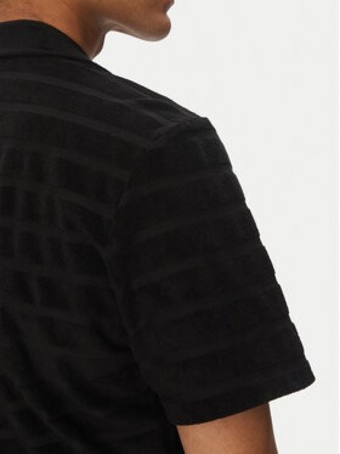 HUGO Koszula Ellino 50539351 Czarny Relaxed Fit