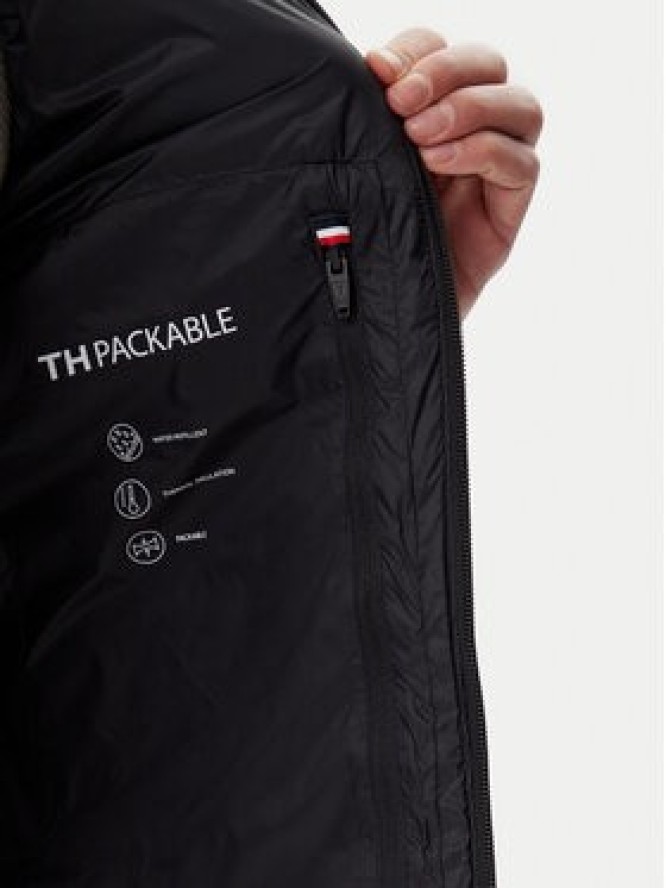 Tommy Hilfiger Bezrękawnik Core Packable MW0MW39989 Czarny Regular Fit
