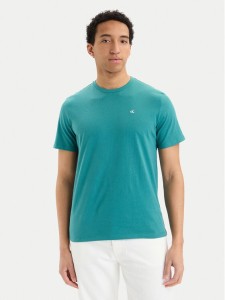 Calvin Klein Jeans T-Shirt LV14RD254G Turkusowy Regular Fit
