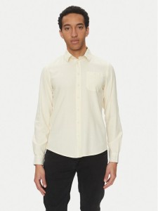 Blend Koszula 20717859 Biały Regular Fit