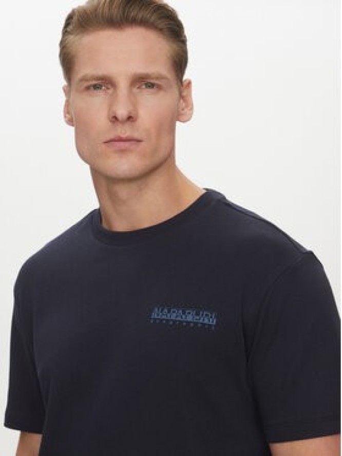 Napapijri T-Shirt S-Vanni NP0A4IED Granatowy Regular Fit