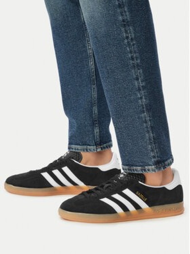 adidas Sneakersy Gazelle Indoor JI2060 Czarny