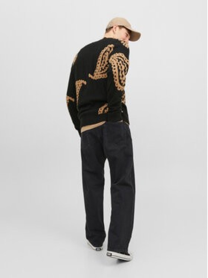 Jack & Jones Jeansy Alex 12236089 Czarny Baggy Fit