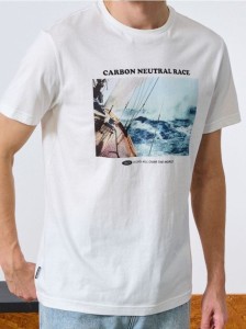 Koszulka z nadrukiem - kremowy