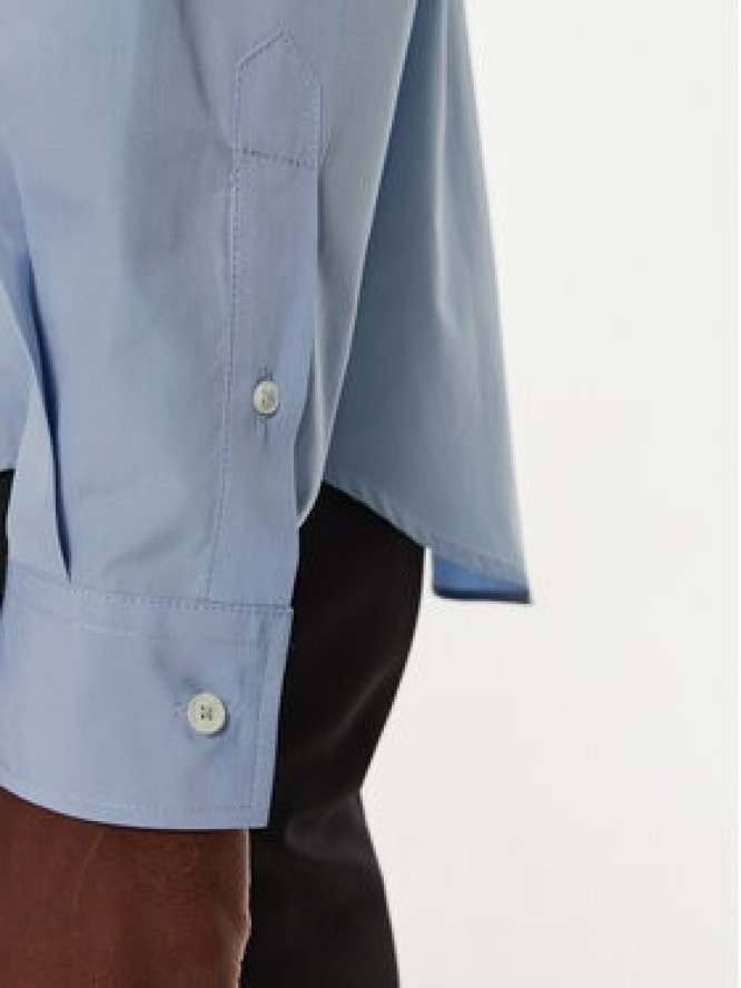 AMI Paris Koszula USH104CO0063 Niebieski Regular Fit