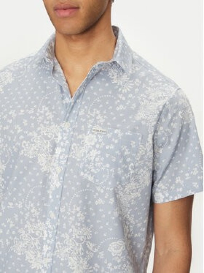 Guess Jeans Koszula M5GH16 WH8R1 Niebieski Regular Fit