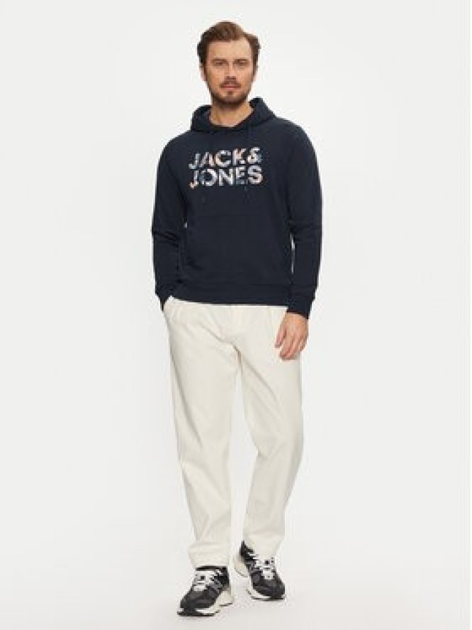 Jack & Jones Bluza Bryan 12268128 Granatowy Relaxed Fit