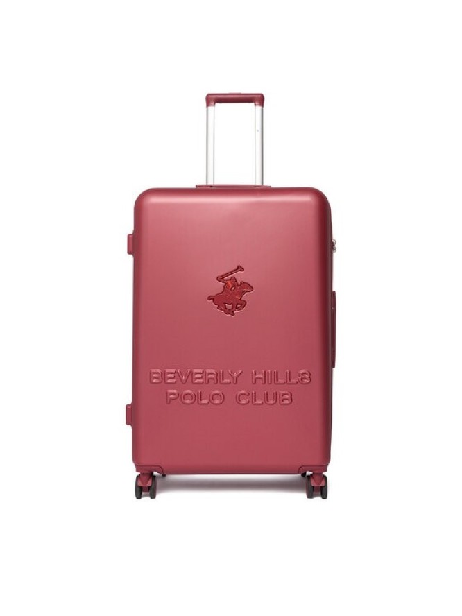 Beverly Hills Polo Club Walizka duża CEO-BHPC-L-004-08-BURGUNDY Bordowy