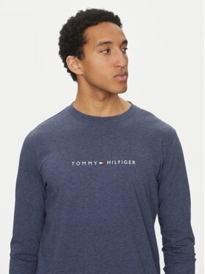 Tommy Hilfiger Longsleeve UM0UM03531 Granatowy Regular Fit