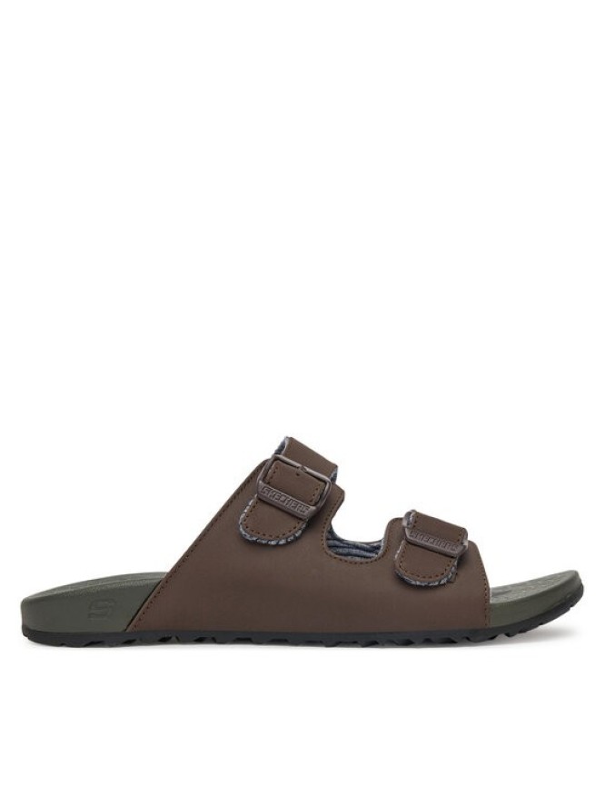 Skechers Klapki Pelem-Rolento 66042/CHOC Brązowy