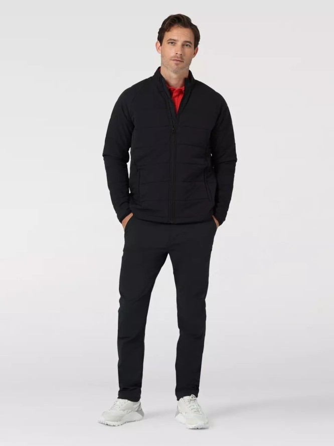 WRANGLER INSULATED JACKET MĘSKA KURTKA PRZEJŚCIOWA BLACK W4G6DX100 112324270