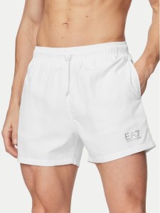EA7 Emporio Armani Szorty kąpielowe 7M001677 AF13019 M0076 Biały Regular Fit