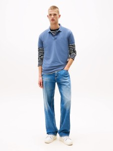 TOMMY JEANS Koszulka polo w kolorze błękitnym rozmiar: M