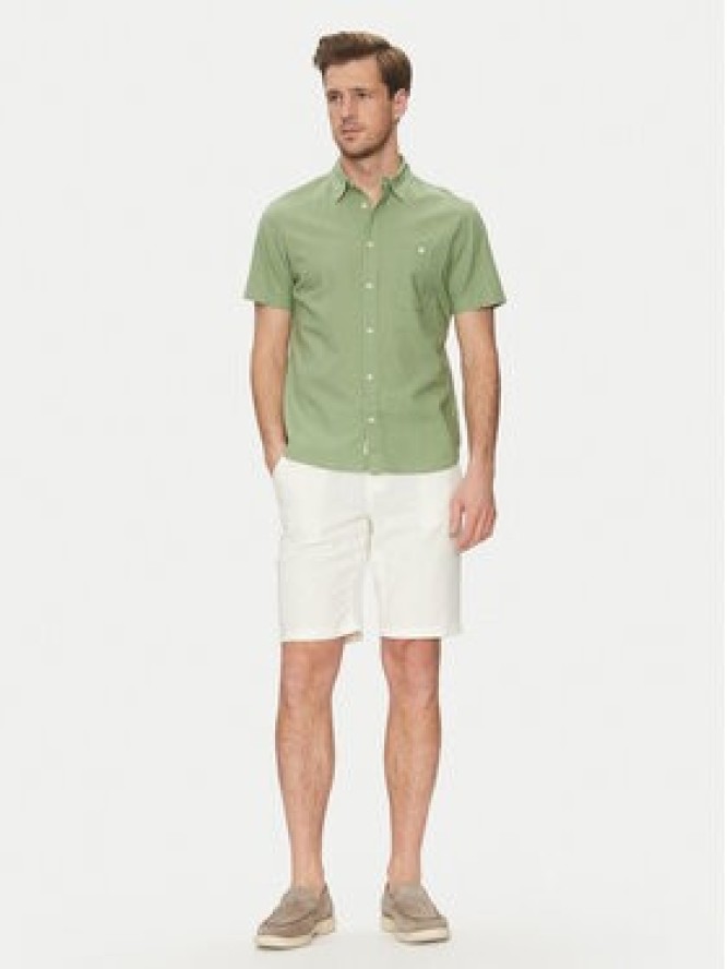 Blend Koszula 20718401 Zielony Regular Fit