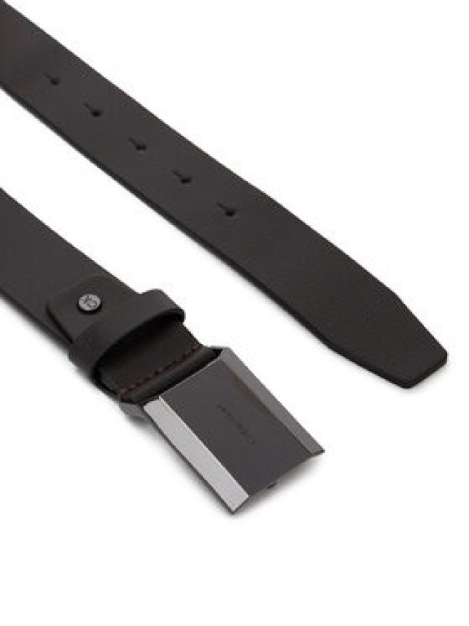 Calvin Klein Pasek Męski Adj Beveled Plaque Pb 35Mm K50K512835 Brązowy