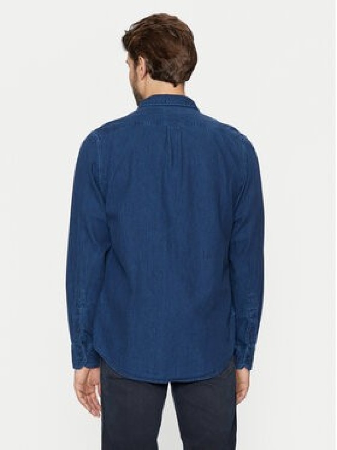 Lee Koszula jeansowa Leesure 112355712 Niebieski Regular Fit