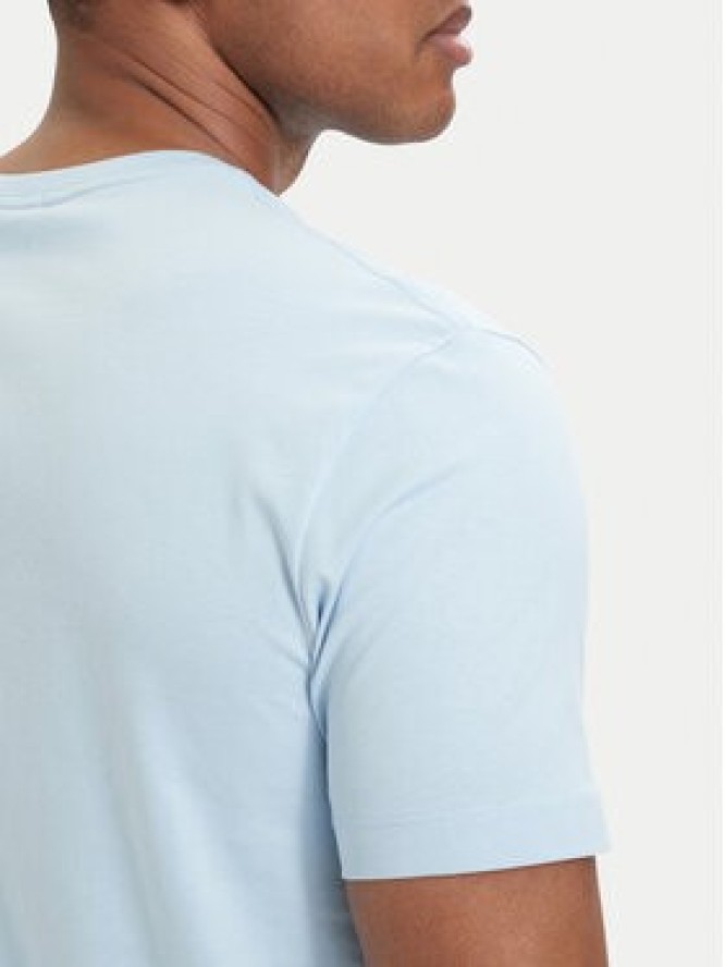 Gant T-Shirt Shield 2003184 Niebieski jasny Regular Fit