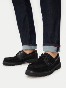 Clarks Loafersy Cleyhill Boat 26186175 Czarny