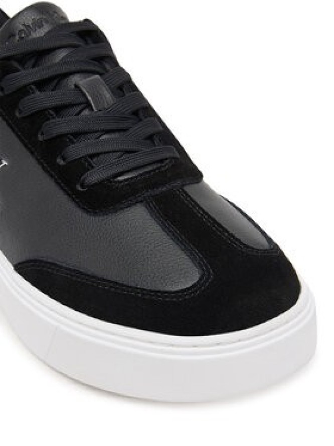 Calvin Klein Sneakersy Classic Cupsole Laceup Wt Mix YM0YM01429 Czarny