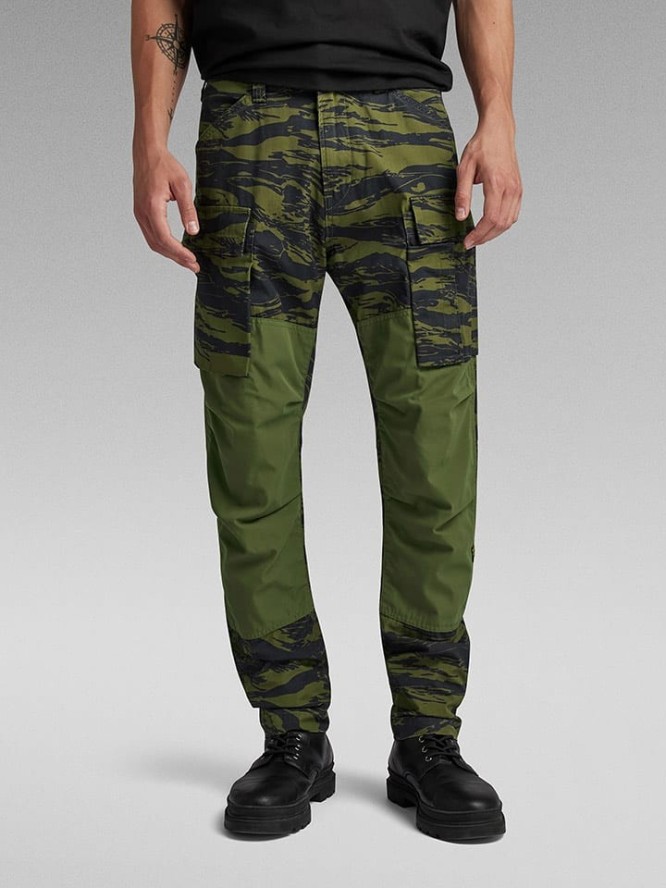 G-Star Bojówki w kolorze zielono-granatowym rozmiar: W28/L30