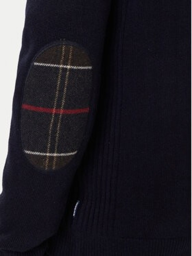Barbour Sweter Holden MKN0837NY91 Granatowy Regular Fit