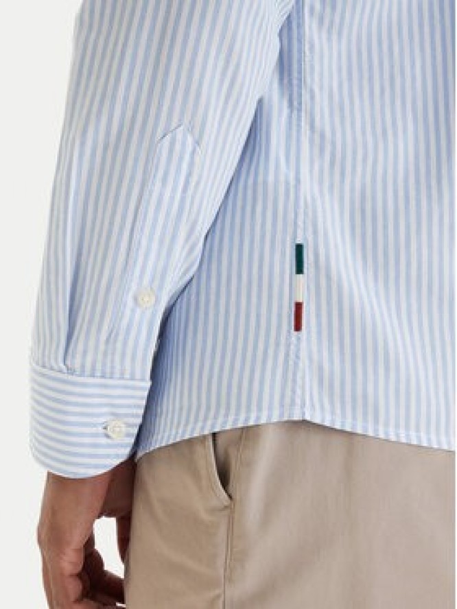 Aeronautica Militare Koszula 261CA1320UCT03532 Błękitny Regular Fit