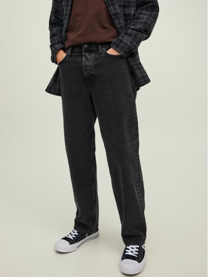 Jack & Jones Jeansy Eddie 12216879 Czarny Loose Fit