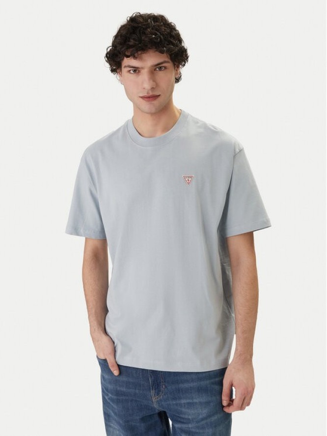 Guess Jeans T-Shirt M4YI46 K8FQ4 Niebieski Regular Fit