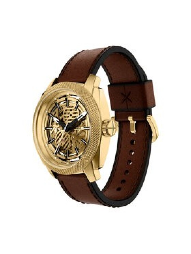 Fossil Zegarek Machine ME3278 Brązowy