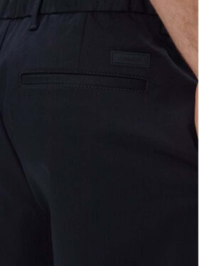 Calvin Klein Szorty materiałowe Sateen K10K112831 Granatowy Regular Fit
