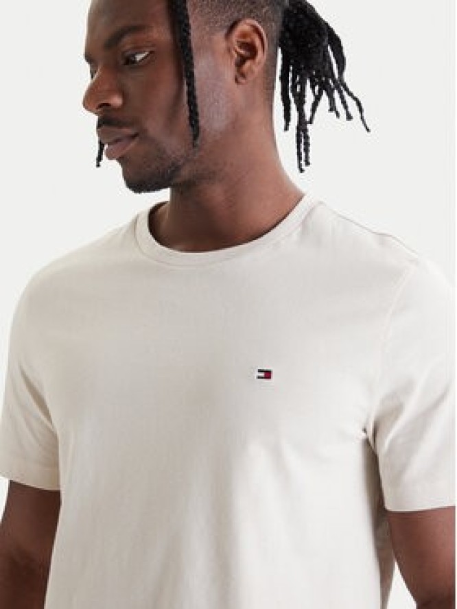 Tommy Hilfiger T-Shirt Ess Seasonal MW0MW39995 Beżowy Regular Fit