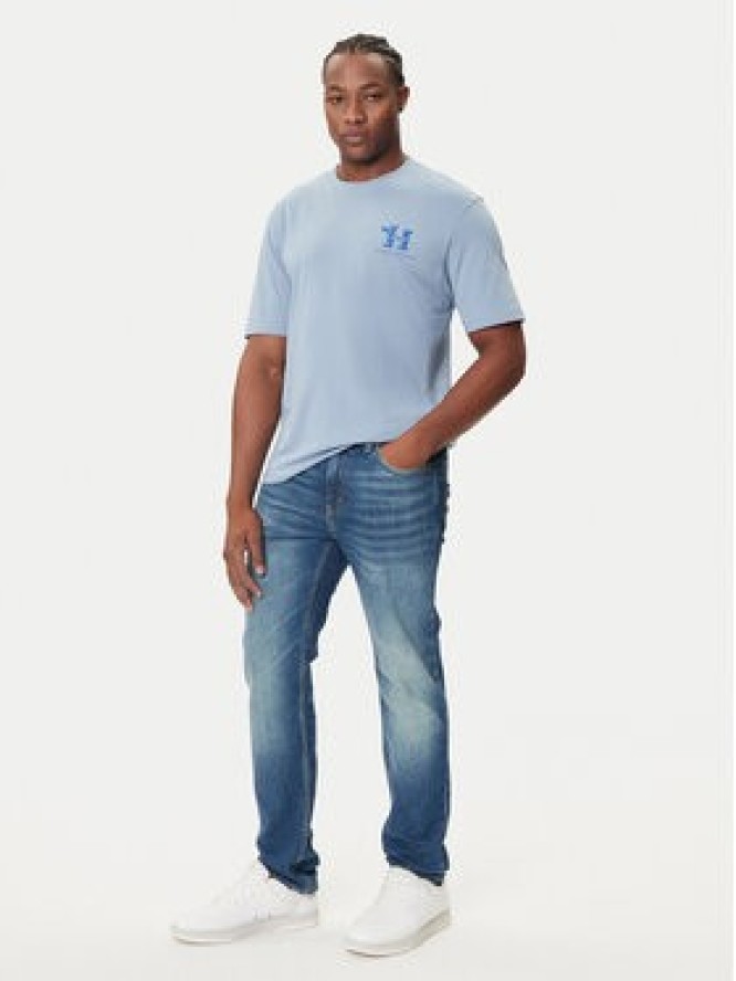 HUGO T-Shirt Nedix 50543483 Błękitny Regular Fit