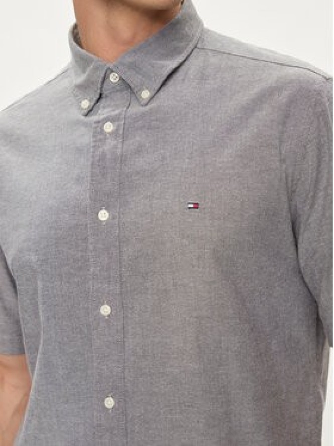 Tommy Hilfiger Koszula 1985 MW0MW33810 Szary Slim Fit