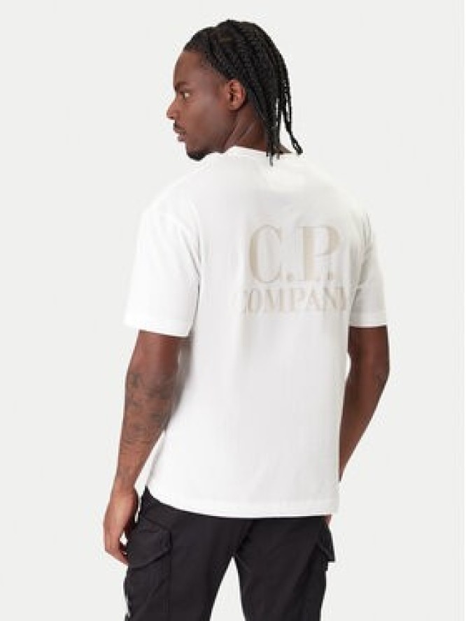 C.P. Company T-Shirt 20CMTS086A005100W Écru Regular Fit