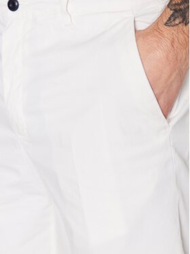 Paul&Shark Szorty materiałowe 23414027 Biały Regular Fit