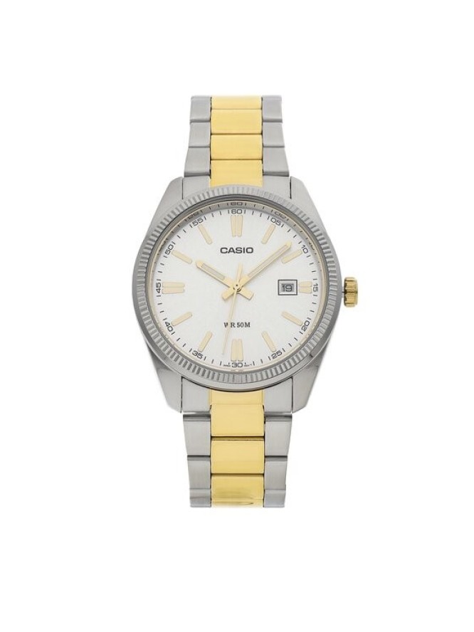 Casio Zegarek MTP-1302SG-7AVEF Srebrny