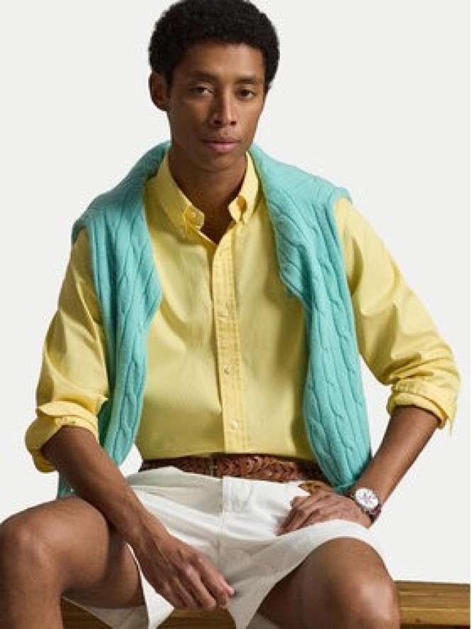 Polo Ralph Lauren Koszula 710B20512005 Żółty Custom Fit