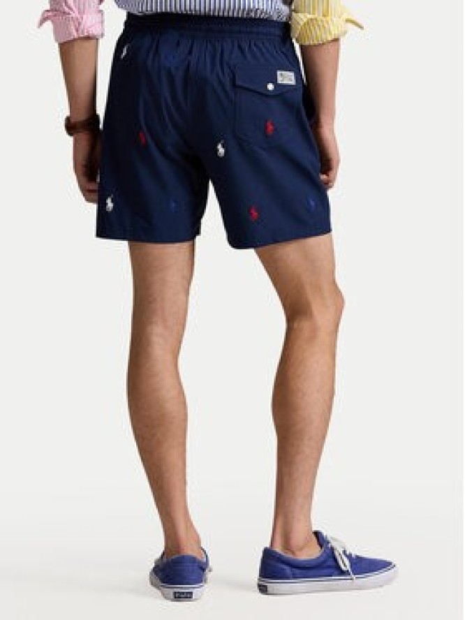 Polo Ralph Lauren Szorty materiałowe 710957786001 Granatowy Classic Fit