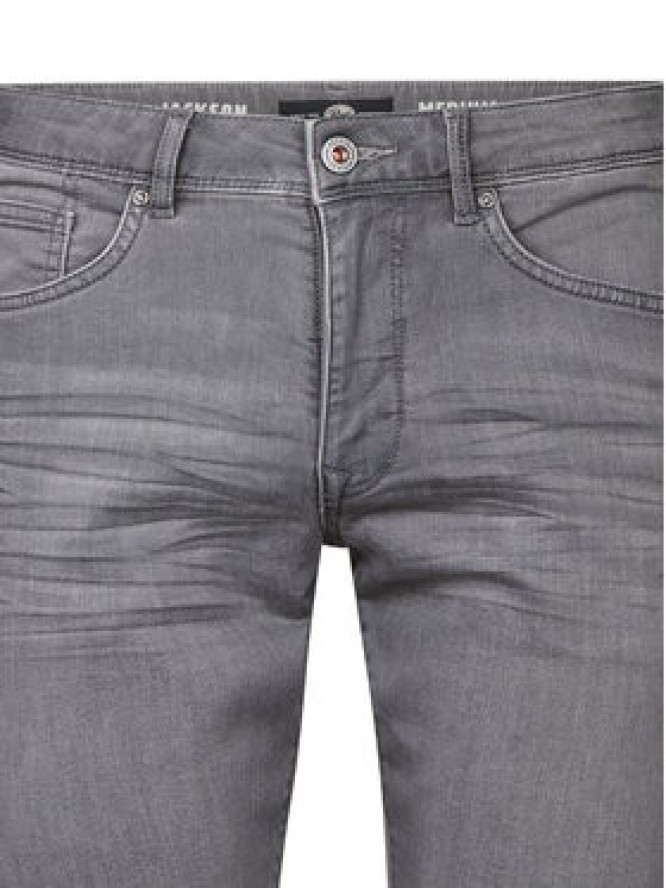 Petrol Industries Szorty jeansowe M-ROS-SHO001 Szary Slim Fit