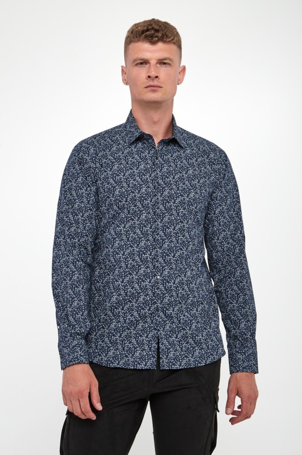 Koszula męska z wzorem KARL LAGERFELD