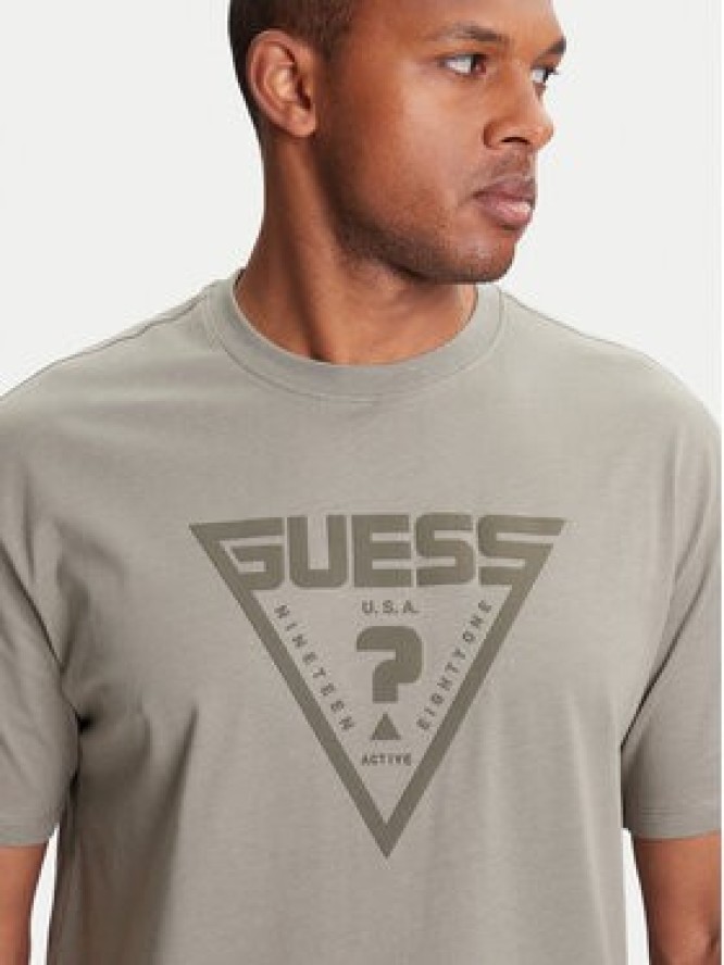 Guess T-Shirt Z4BI02 I3Z14 Zielony Regular Fit