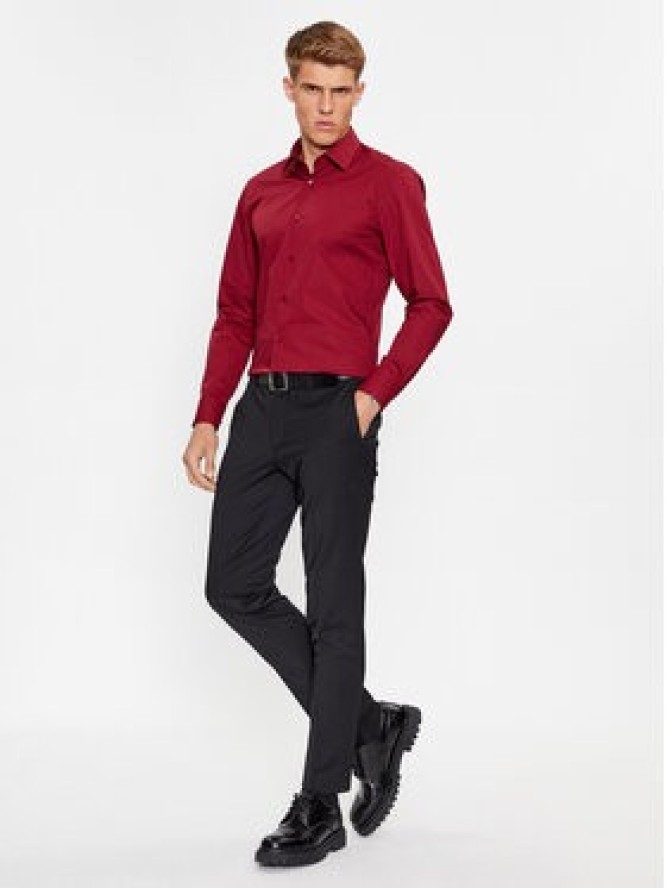 Boss Koszula H-Hank-Kent-C1-214 50469345 Czerwony Slim Fit