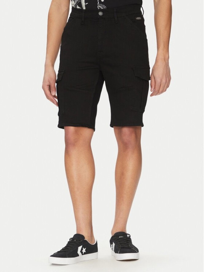 Blend Szorty jeansowe 20718127 Czarny Regular Fit