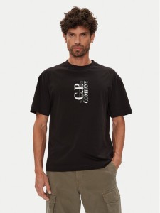 C.P. Company T-Shirt 19CMTS092A005100W Czarny Regular Fit