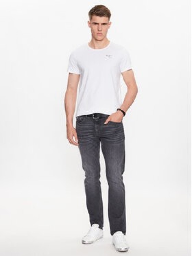 Pepe Jeans Komplet t-shirtów Pepe Tshirt 2P PMU10976 Biały Regular Fit