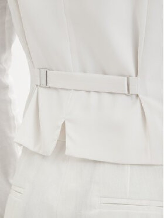 HUGO Garnitur Henry 50559672 Kremowy Slim Fit