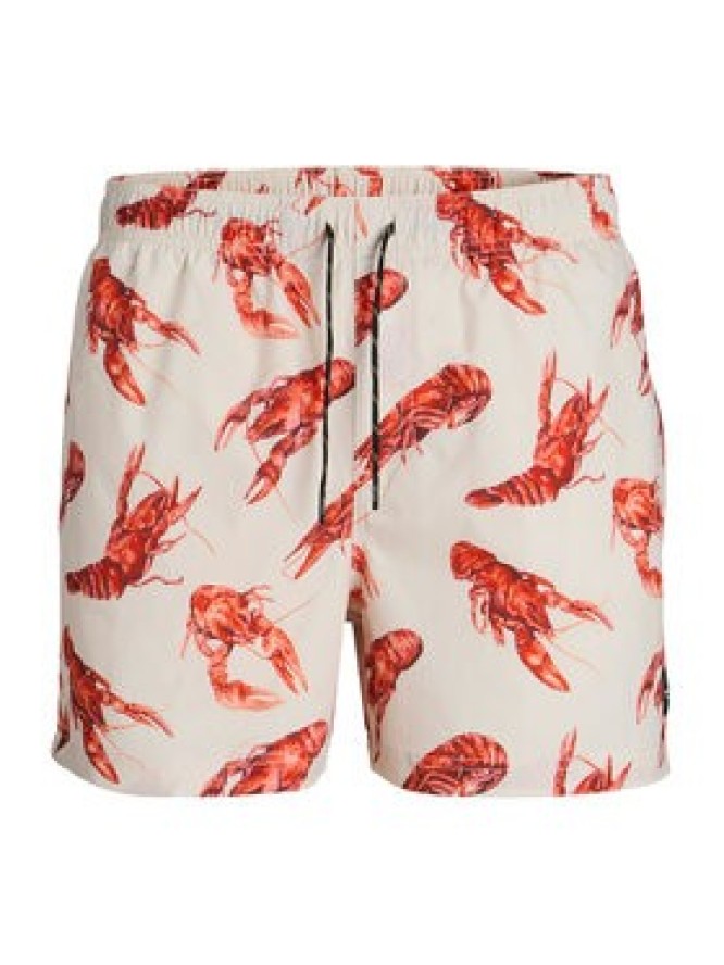 Jack & Jones Szorty kąpielowe Maui 12272809 Beżowy Regular Fit