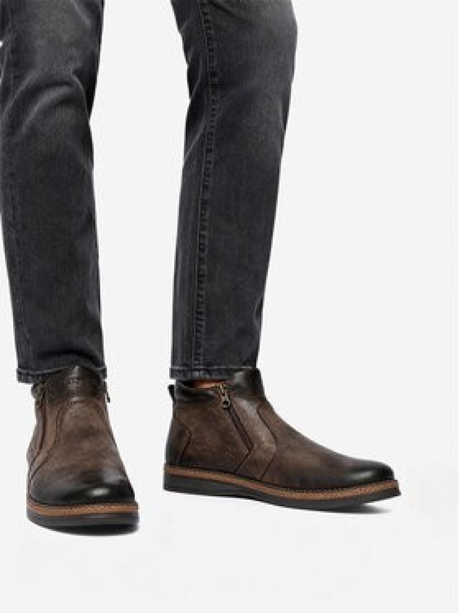 Lanetti Botki CEO-MBS-CARDIFF-10 Brązowy