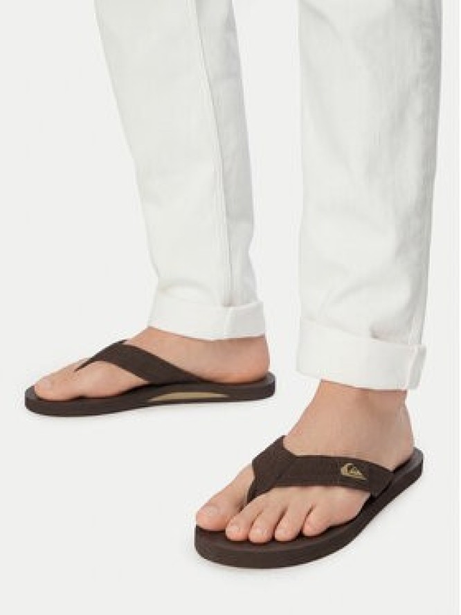 Quiksilver Japonki EO-DUNE CQ10036MGG Brązowy ciemny