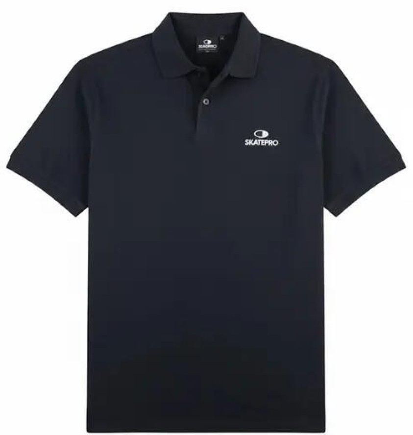 Odzież T-shirts unisex SkatePro Heavy Polo Koszulka - S - Czarny